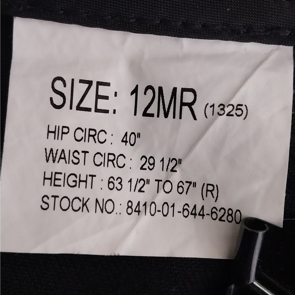 U.S. NAVY ISSUE! AUTHENTIC DOUBLE BUTTON FRONT/HIDDEN ZIP DEFENSE PANTS! SZ 12R - Picture 11 of 13